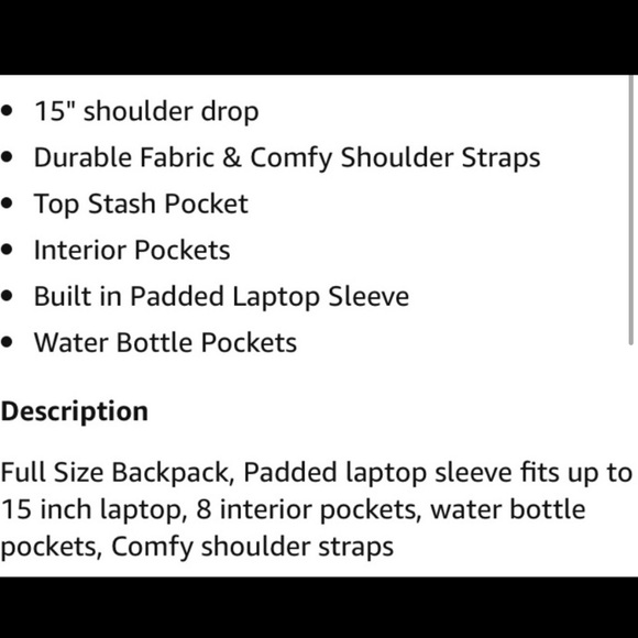 PINK Victoria's Secret Gypsy Rose Campus Backpack - Picture 8 of 8